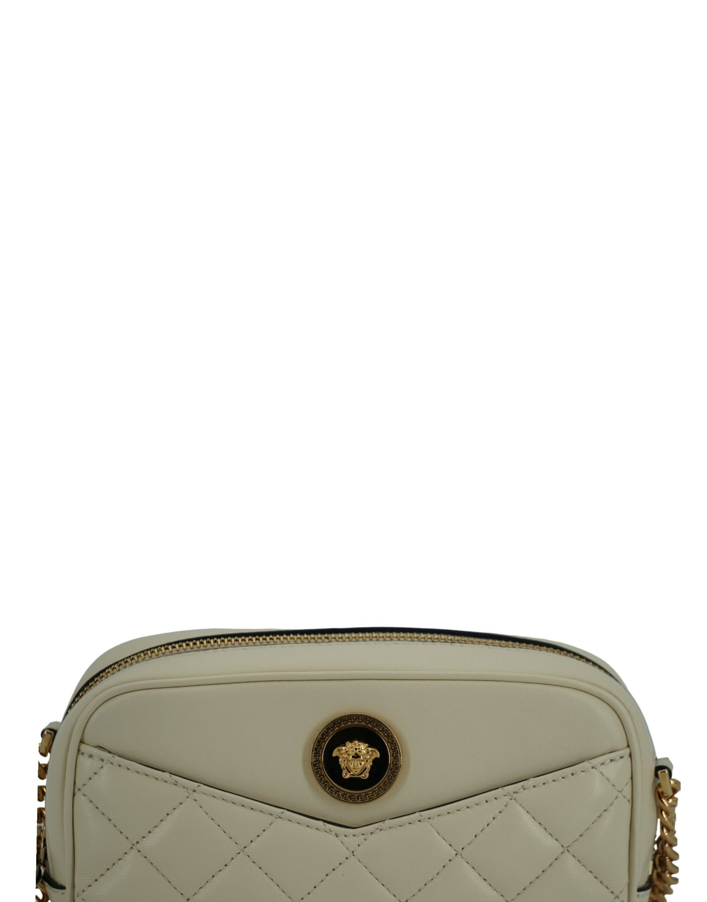 Versace White Camera Crossbody Bag - XT & Co