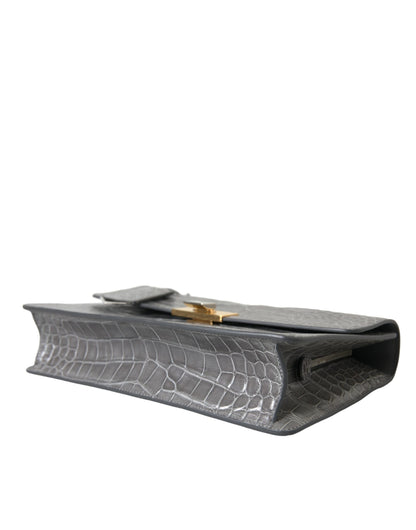 Balenciaga Gray Alligator Leather Bag - XT & Co