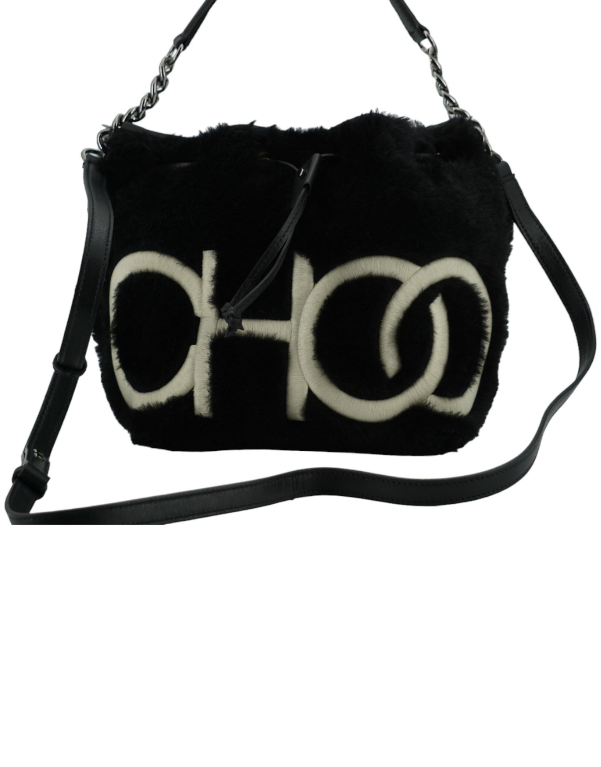 Jimmy Choo Black Juno Top Handle Shoulder Bag - XT & Co