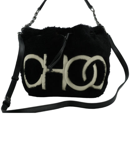 Jimmy Choo Black Juno Top Handle Shoulder Bag - XT & Co