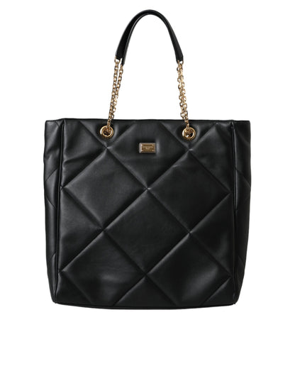 Dolce  Gabbana Black Jungle Shopper Tote Ba - XT & Co