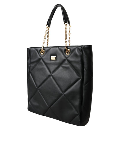 Dolce  Gabbana Black Jungle Shopper Tote Ba - XT & Co