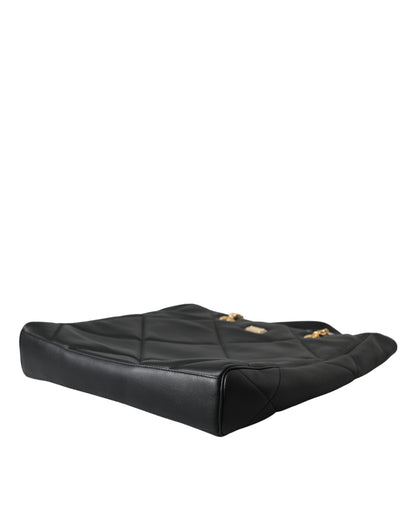 Dolce  Gabbana Black Jungle Shopper Tote Ba - XT & Co