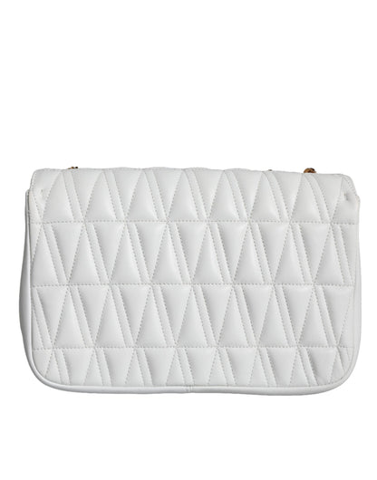 Versace White Leather Crossbody Bag - XT & Co