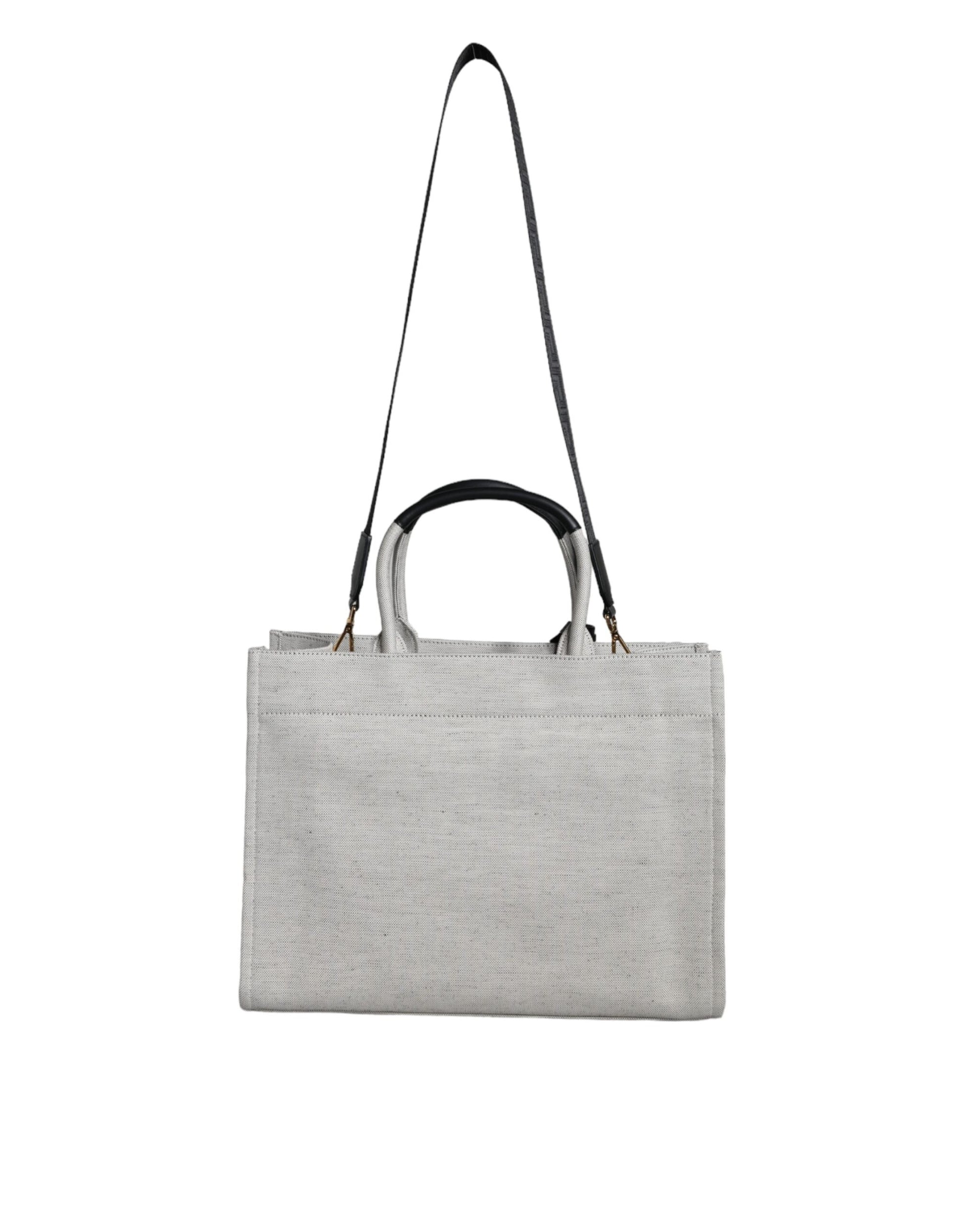 Versace White Leather Tote Bag - XT & Co