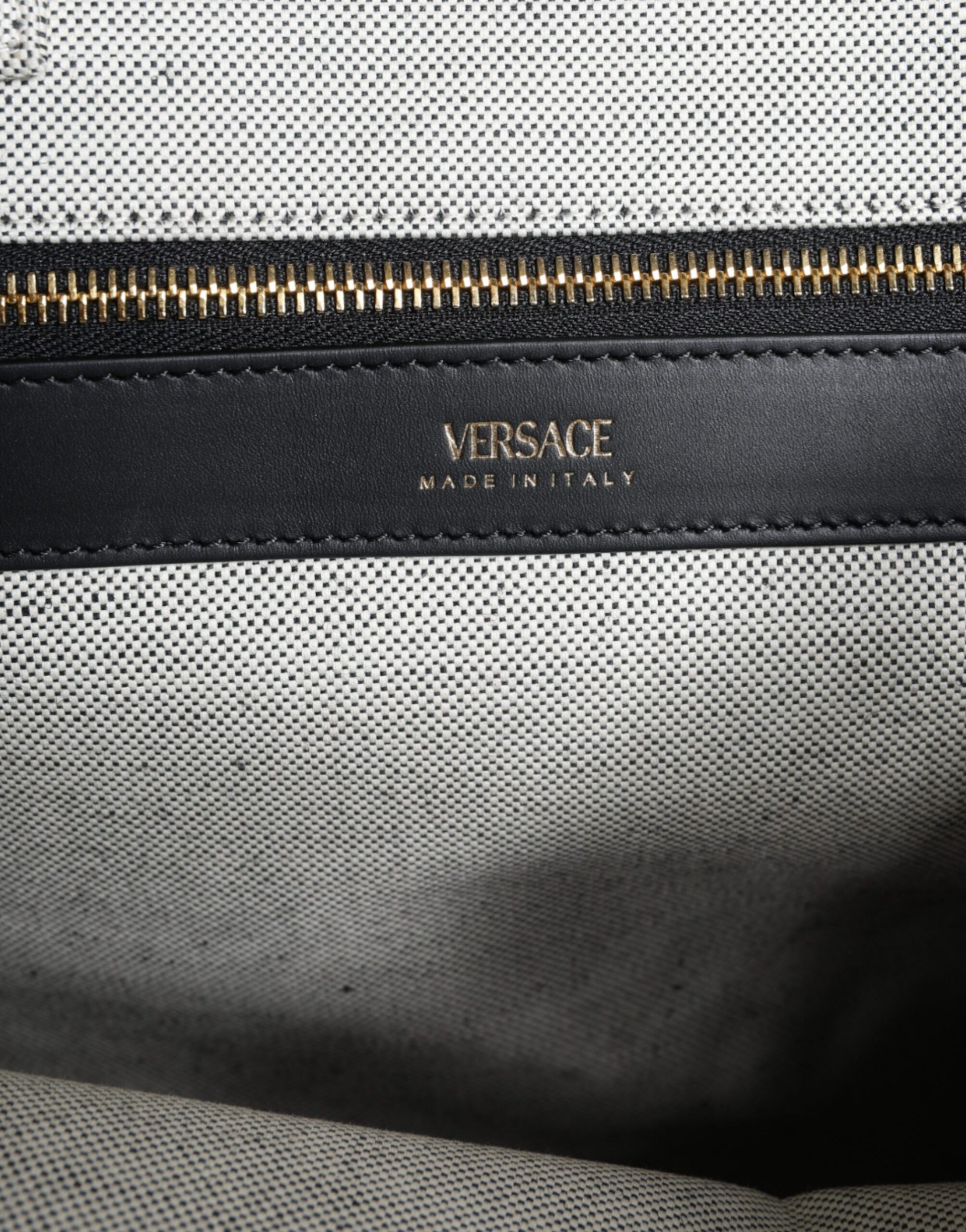 Versace White Leather Tote Bag - XT & Co