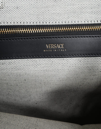 Versace White Leather Tote Bag - XT & Co