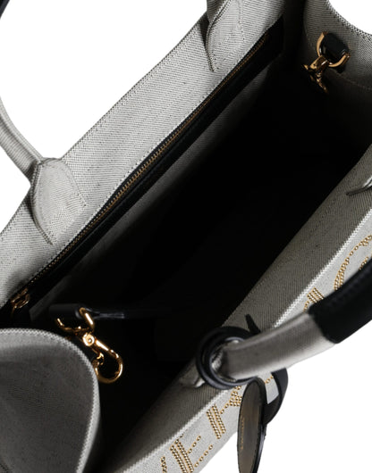 Versace White Leather Tote Bag - XT & Co