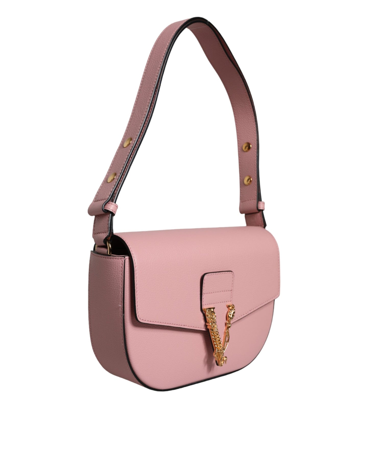 Versace Pink Leather Shoulder Bag - XT & Co