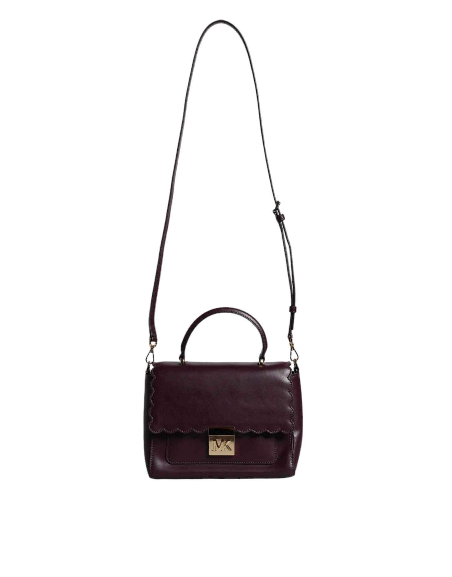 Michael Kors Purple Mindy Leather Satchel - XT & Co