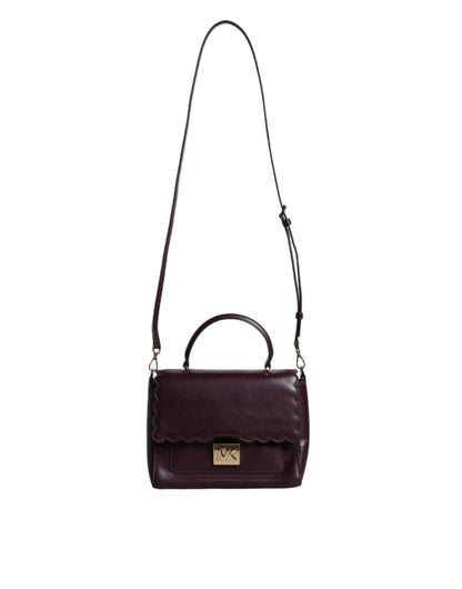 Michael Kors Purple Mindy Leather Satchel - XT & Co