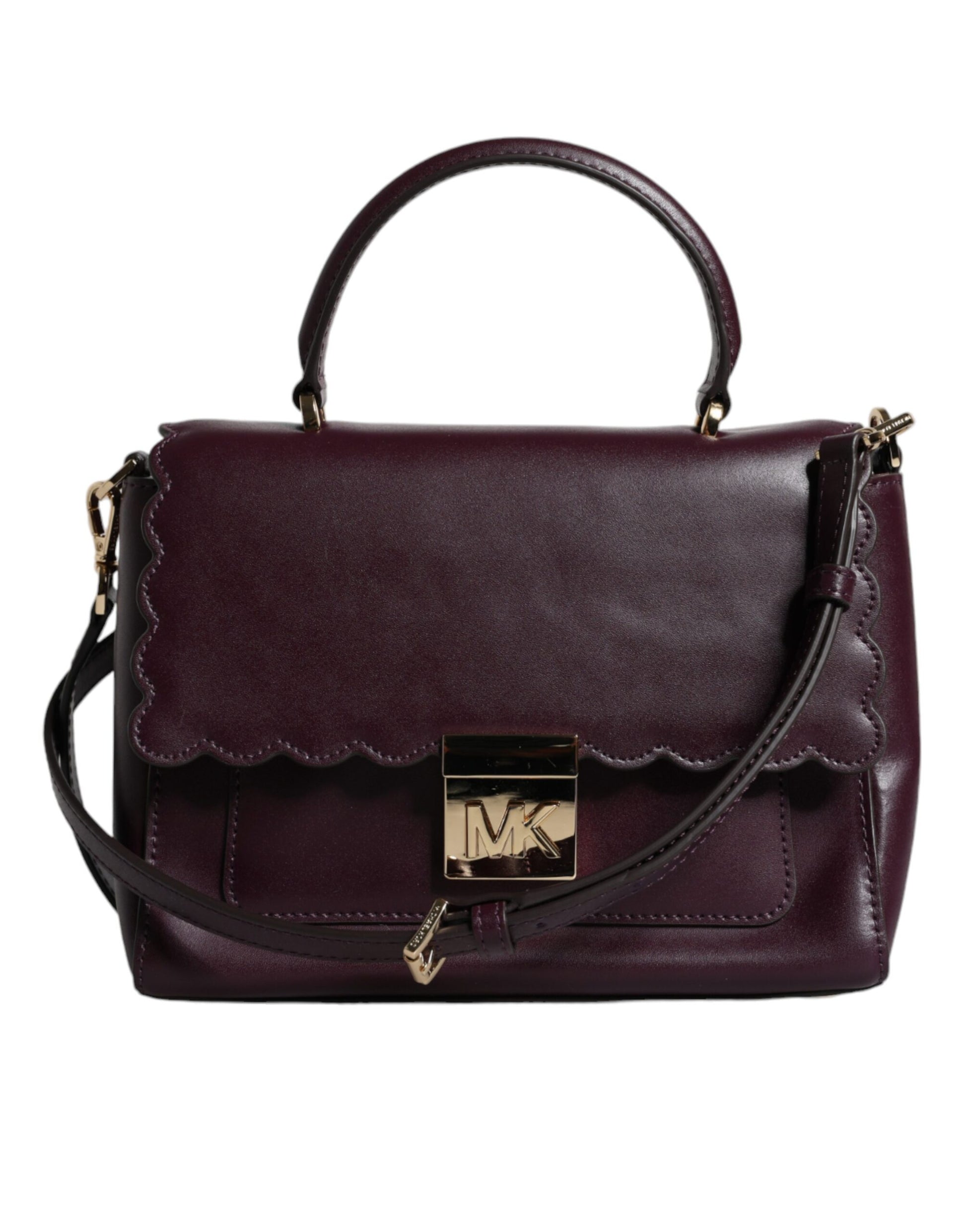 Michael Kors Purple Mindy Leather Satchel - XT & Co