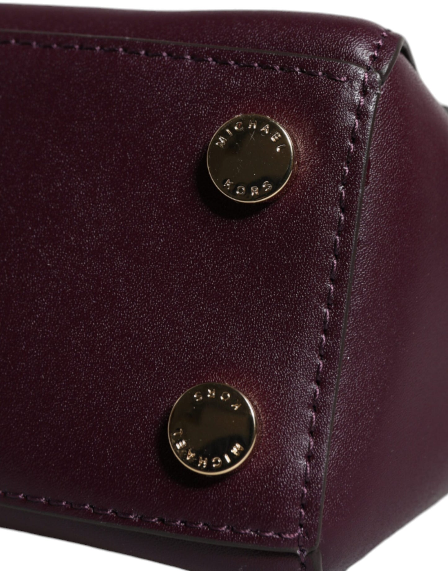 Michael Kors Purple Mindy Leather Satchel - XT & Co