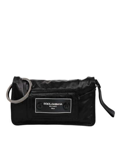 Dolce Gabbana Black Fabric Crossbody Bag - XT & Co
