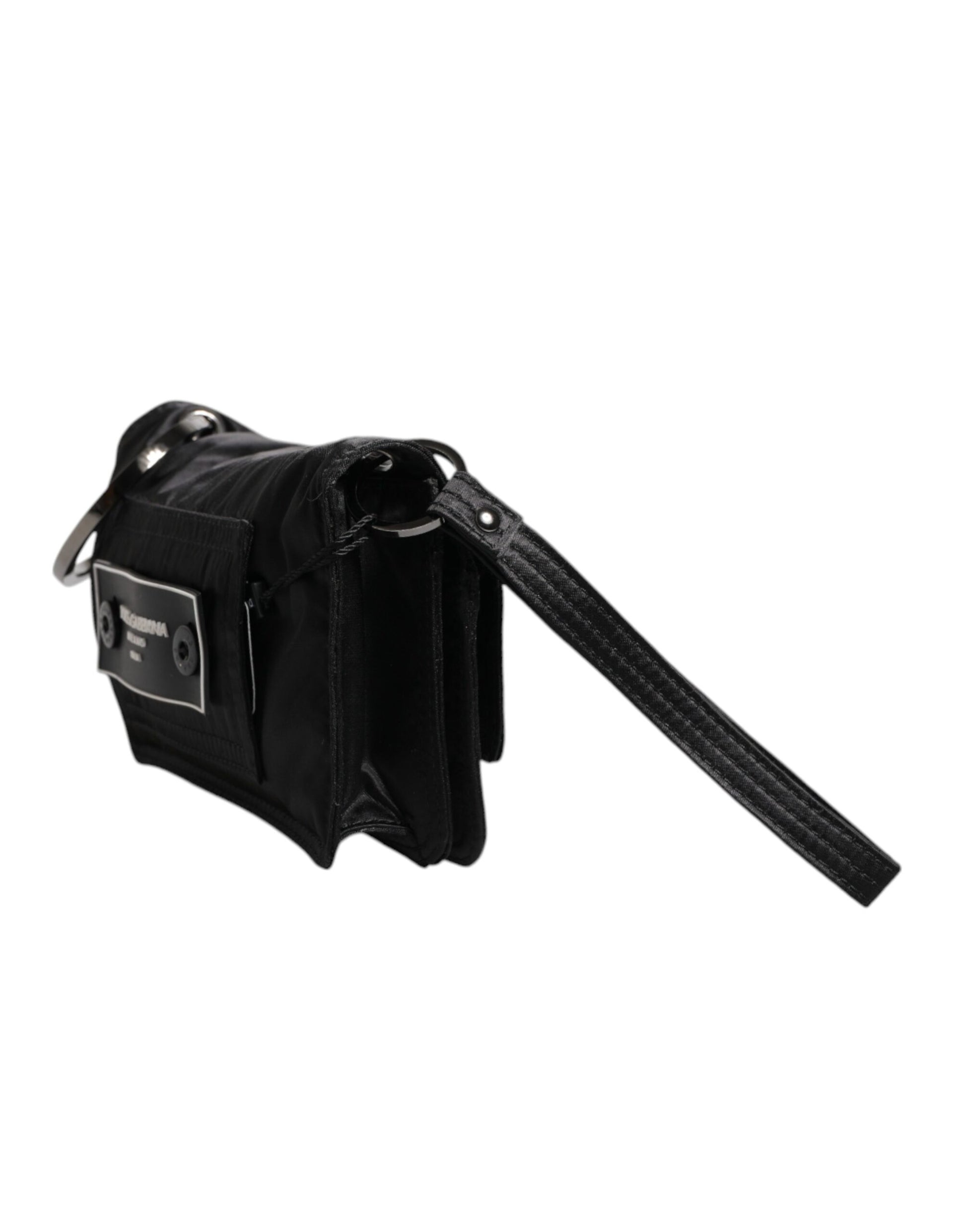 Dolce Gabbana Black Fabric Crossbody Bag - XT & Co