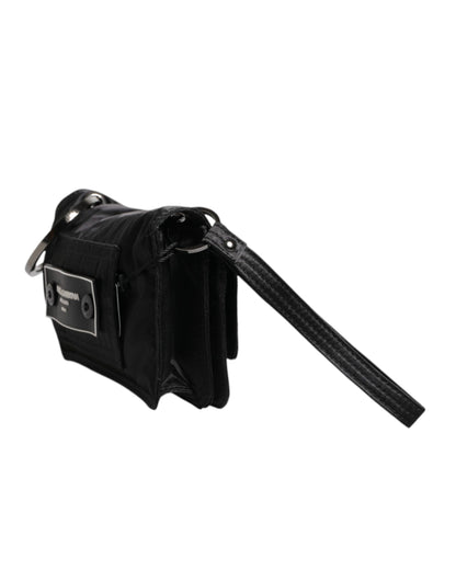 Dolce Gabbana Black Fabric Crossbody Bag - XT & Co