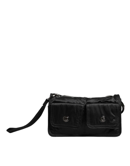 Dolce Gabbana Black Fabric Crossbody Bag - XT & Co