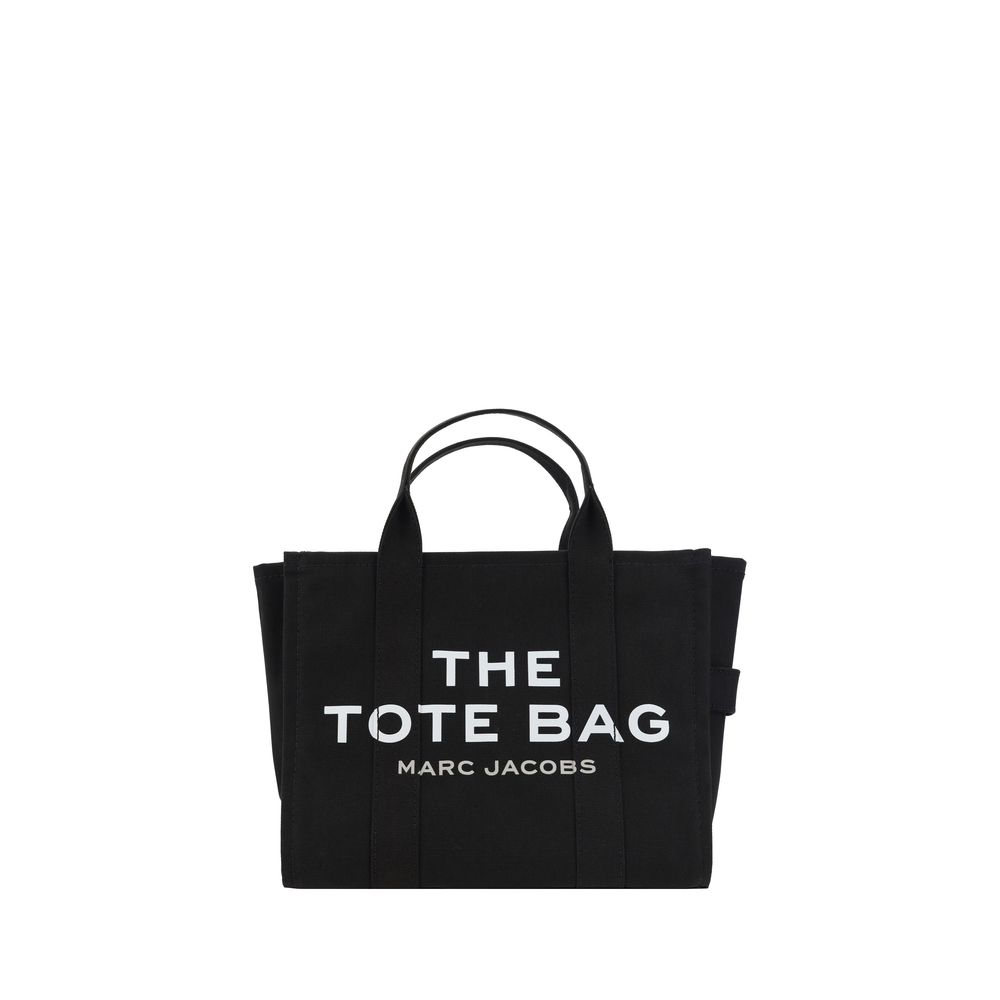 Marc Jacobs The Medium Tote Bag Black Cotton front view