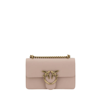 Pinko Calfskin Love One Mini Shoulder Bag - XT & Co