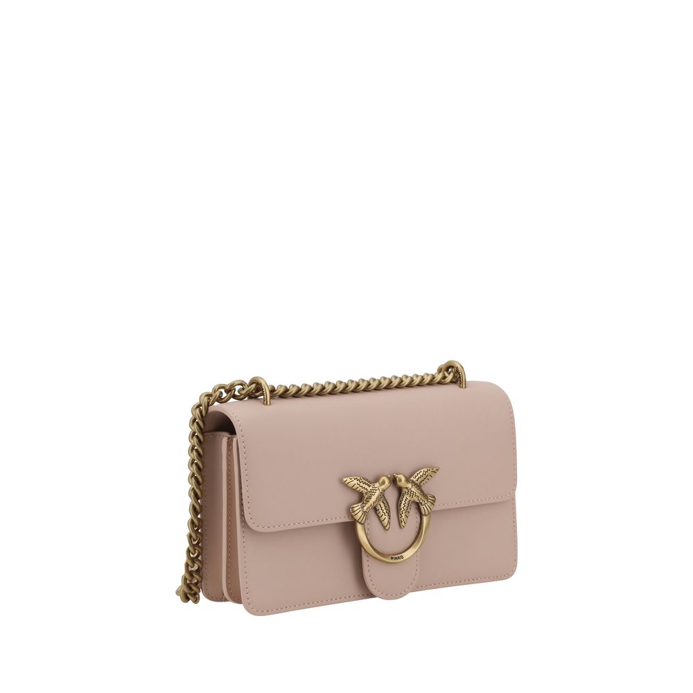 Pinko Calfskin Love One Mini Shoulder Bag - XT & Co