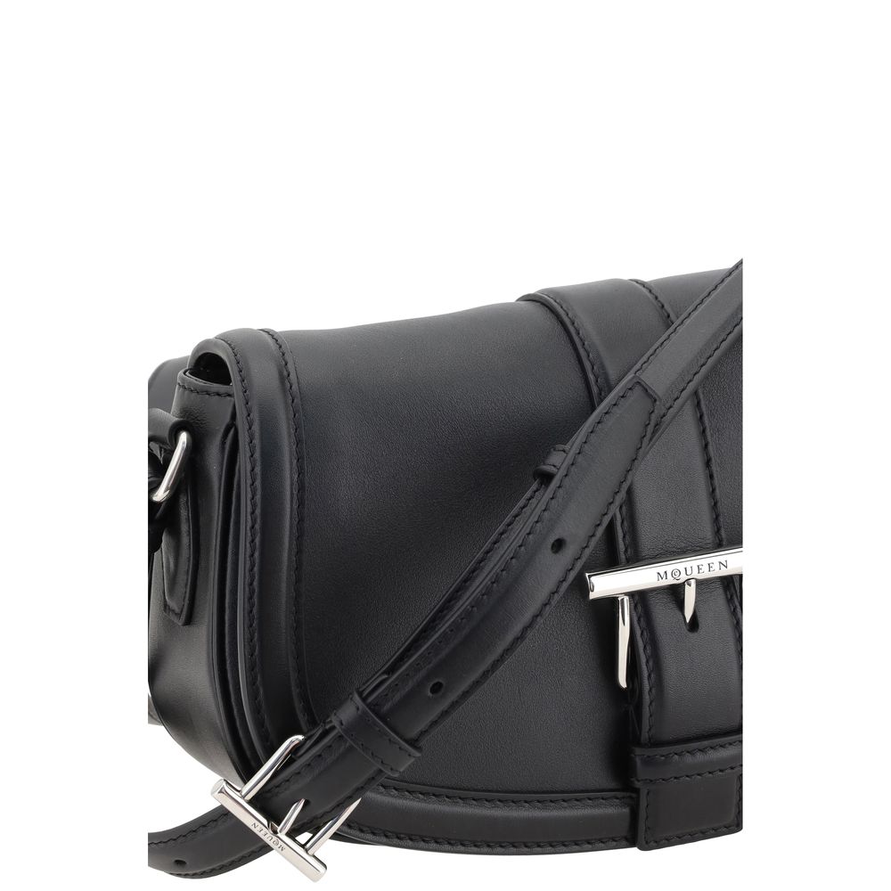 Alexander McQueen T Bar Bag Black - XT & Co