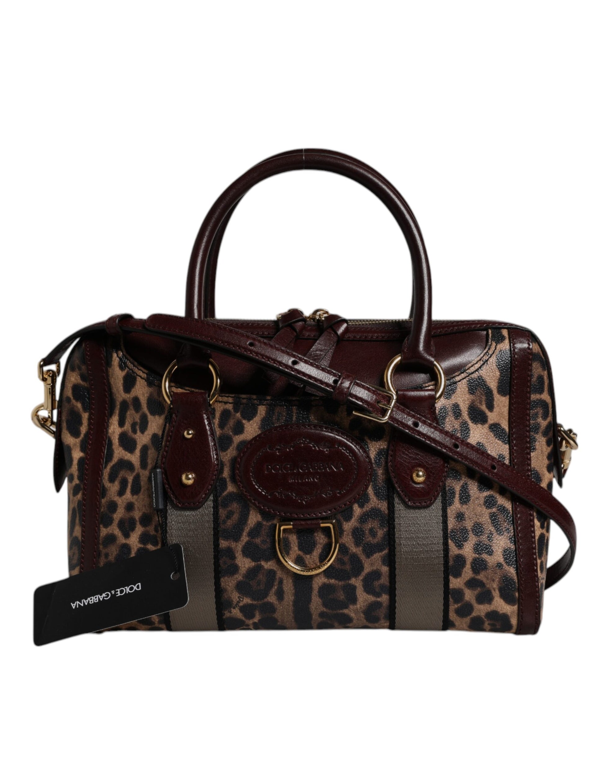 Dolce Gabbana Brown leather duffle bag - XT & Co