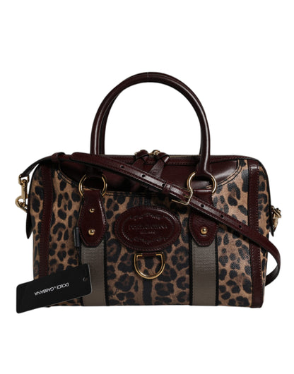 Dolce Gabbana Brown leather duffle bag - XT & Co