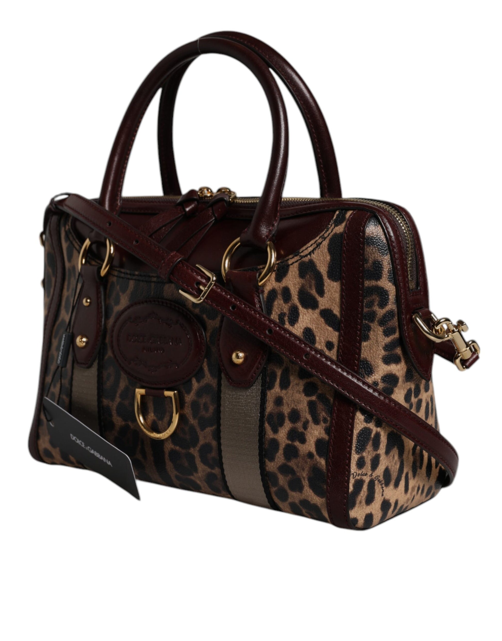 Dolce Gabbana Brown leather duffle bag - XT & Co