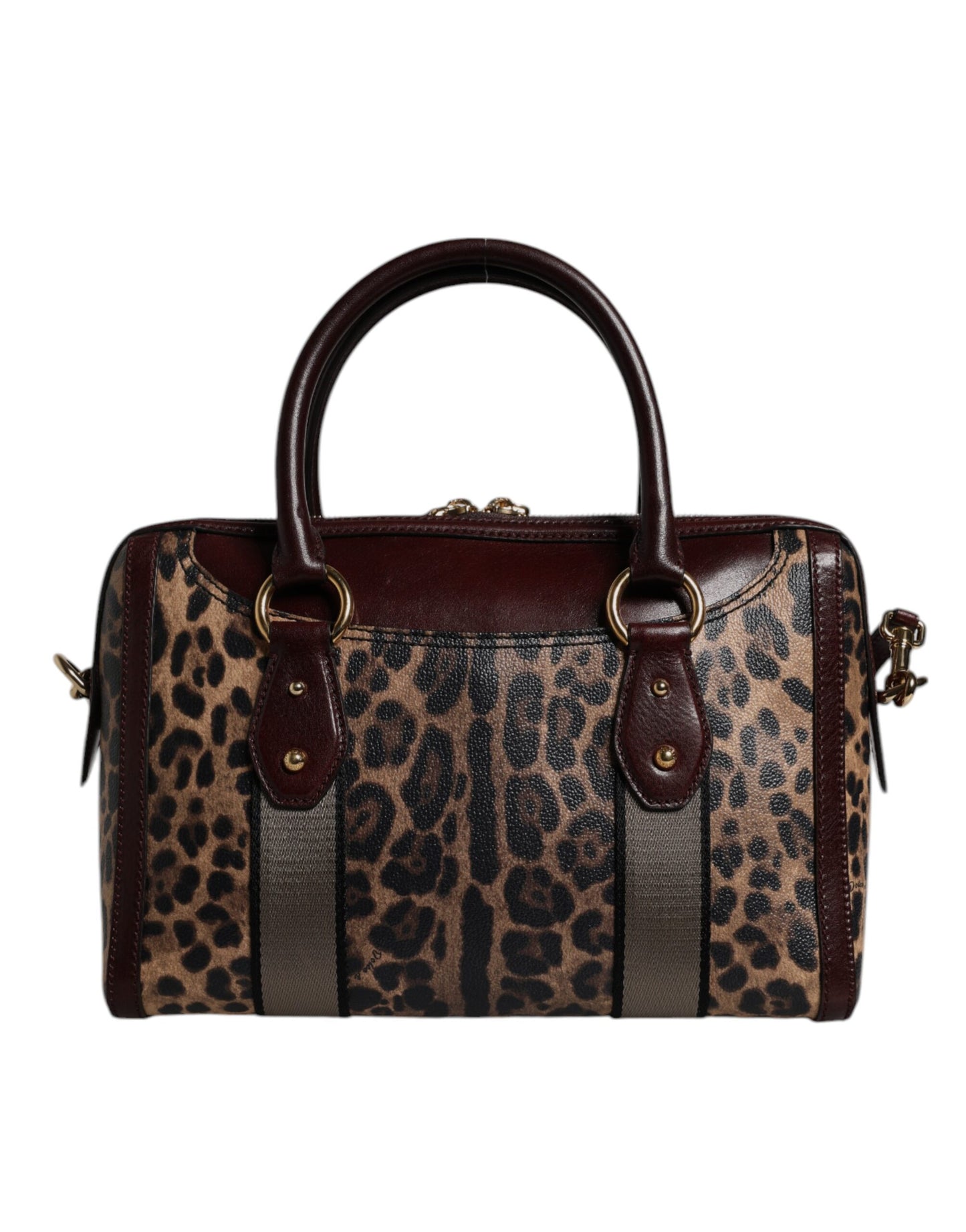 Dolce Gabbana Brown leather duffle bag - XT & Co