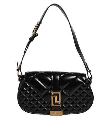 Versace Black Calfskin Shoulder Bag - XT & Co