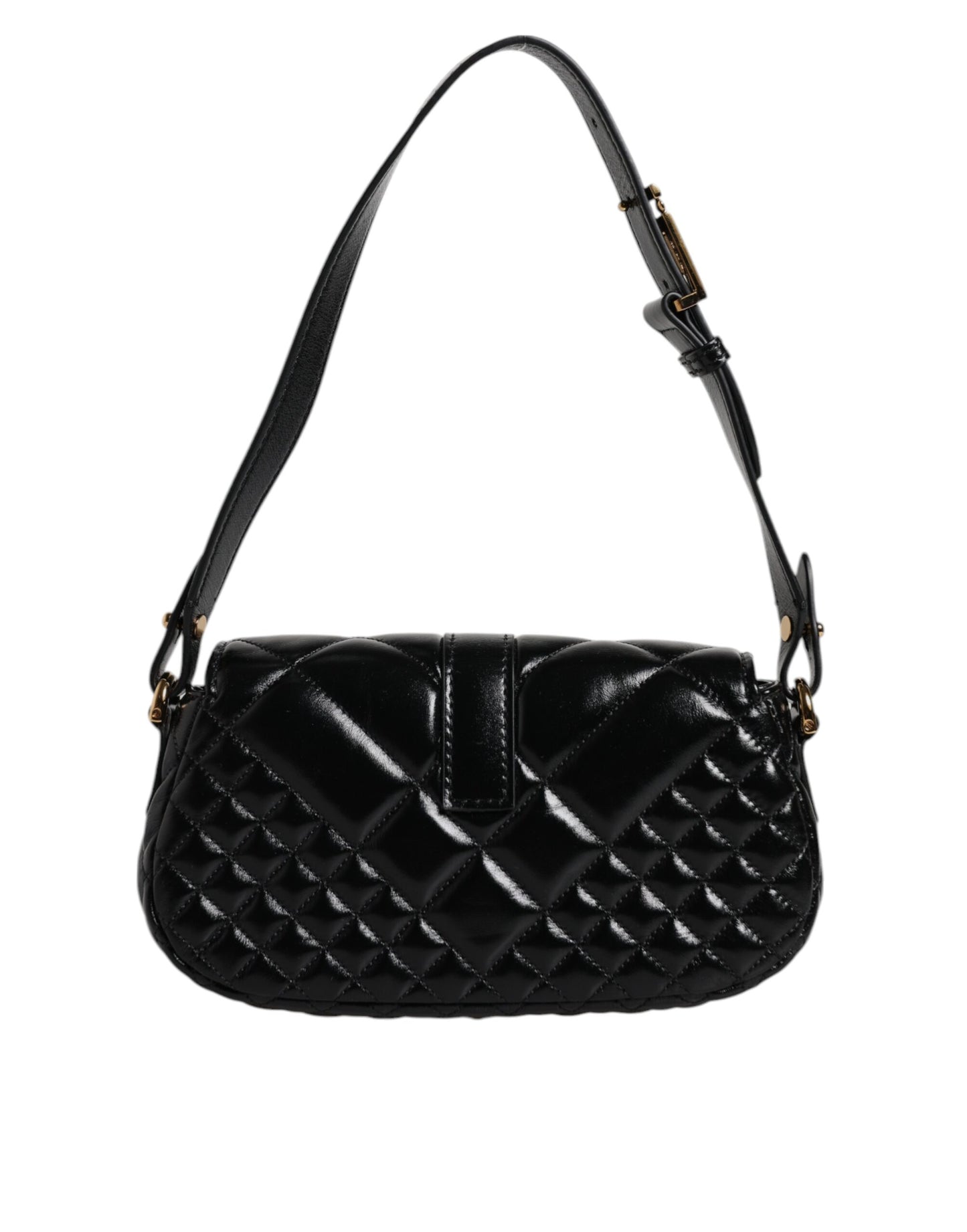 Versace Black Calfskin Shoulder Bag - XT & Co
