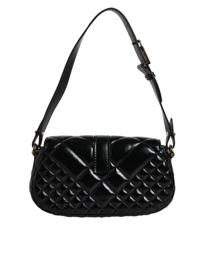 Versace Black Calfskin Shoulder Bag - XT & Co