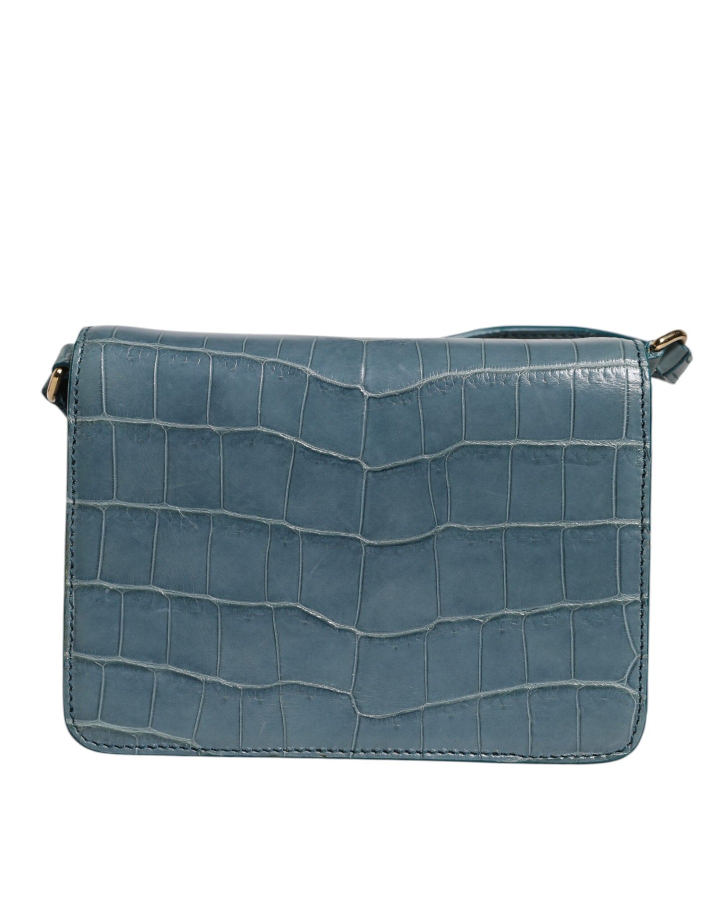 Dolce Gabbana Green Crocodile Crossbody Bag - XT & Co