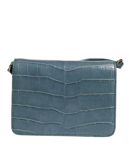 Dolce Gabbana Green Crocodile Crossbody Bag - XT & Co