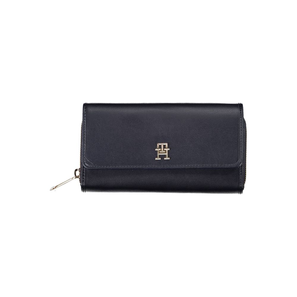 Tommy Hilfiger Aurea Deep Charcoal  Calfskin Wallet - XT & Co