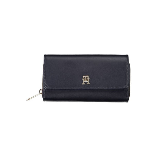 Tommy Hilfiger Aurea Deep Charcoal  Calfskin Wallet - XT & Co