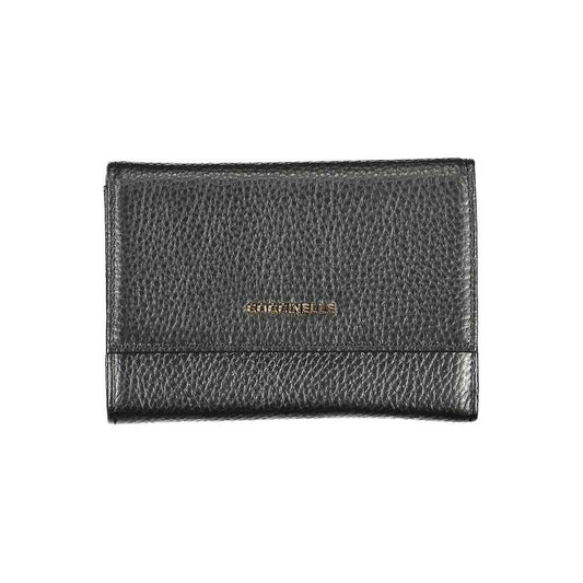Coccinelle Black Italian Leather Wallet - XT & Co