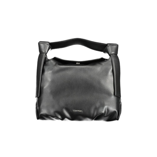 Calvin Klein Black Recycled Polyester Shoulder Bag - XT & Co