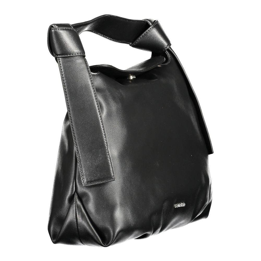 Calvin Klein Black Recycled Polyester Shoulder Bag - XT & Co