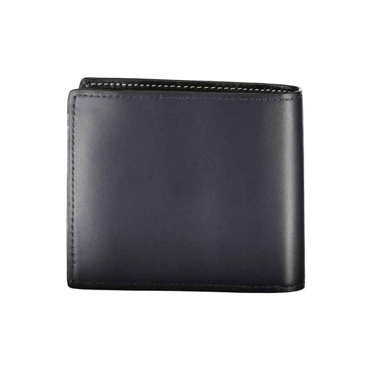 Tommy Hilfiger Blue Leather Men Wallet