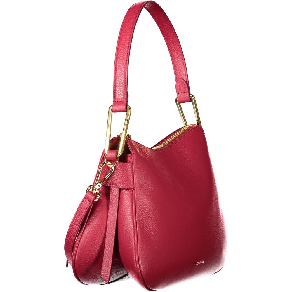Coccinelle Red Leather Handbag - XT & Co