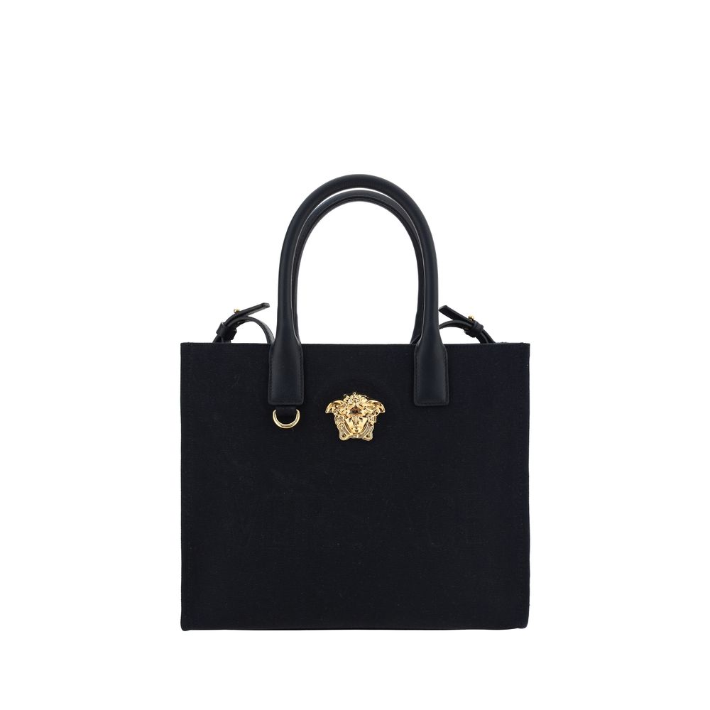 Versace Black Cotton Shoulder Bag - XT & Co