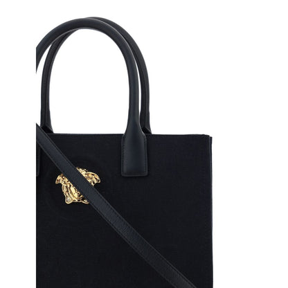 Versace Black Cotton Shoulder Bag - XT & Co
