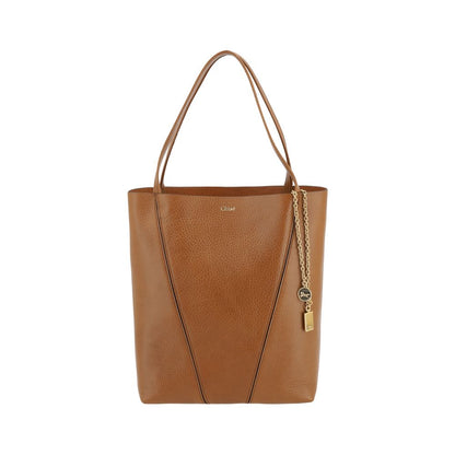 Chloé Brown Bos Taurus Full-Grain Leather Bag - XT & Co