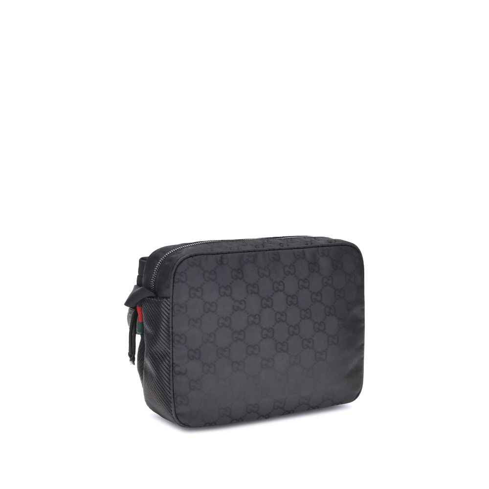 Gucci Black Polyester Shoulder Bag