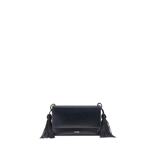 Jil Sander Black Calf Leather  Shoulder Bag - XT & Co