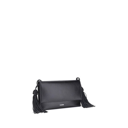 Jil Sander Black Calf Leather  Shoulder Bag - XT & Co
