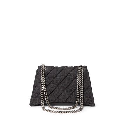 Balenciaga Crush Denim Shoulder Bag - XT & Co