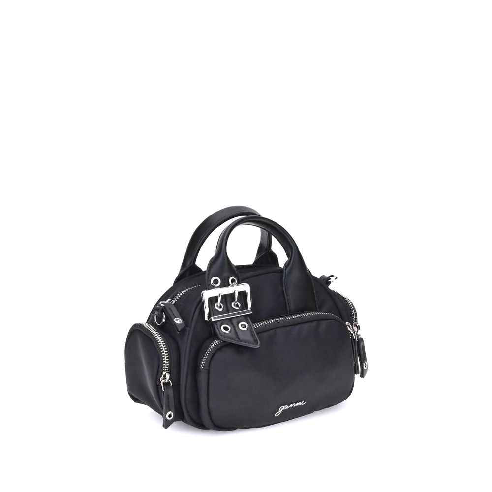 Ganni Black Nylon Shoulder Bag by Ganni