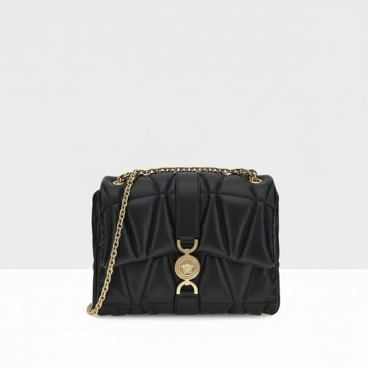 Versace Black Medusa Shoulder Bag - XT & Co